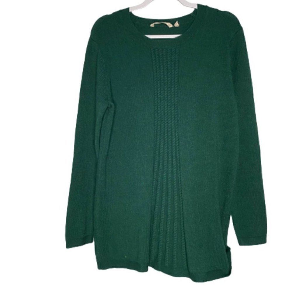 Soft Surroundings Green Priscilla Sweater